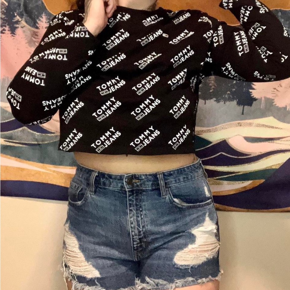 Tommy Hilfiger cropped long sleeve